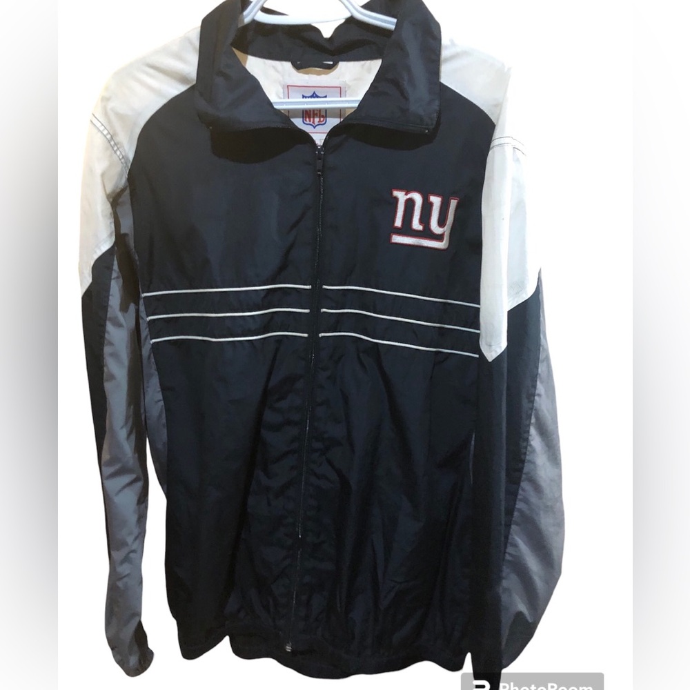 New York Giants SI Sports Illustrated Zip  Windbreaker Jacket Large NFL